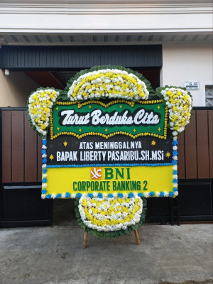 Papan Bunga Duka di Nunang Daya Bangun