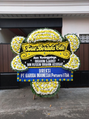 Papan Bunga Duka di Nunang Daya Bangun