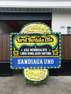 Papan Bunga Duka di Nunang Daya Bangun