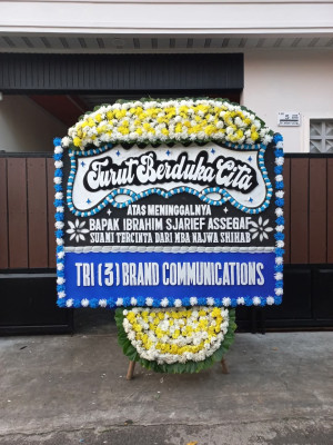 Papan Bunga Duka di Nunang Daya Bangun